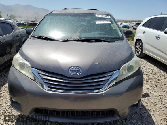 2011 Toyota Sienna XLE AAS with VIN 5TDYK3DCXBS134341, listed as a Copart auction lot 61602705 with 184,959 mi miles and Clean title. Bid and sale history available at DreamBid. Image 5.