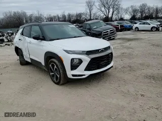 2021 Chevrolet TrailBlazer RS with VIN KL79MTSL4MB135672, listed as a Copart auction lot 87802575 with 69,891 mi miles and Salvage Title. Bid and sale history available at carsss.com. Image 12.