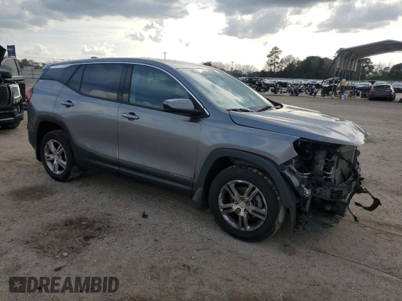 2019 GMC Terrain SLE with VIN 3GKALMEV0KL231028, listed as a Copart auction lot 48495055 with 97,230 mi miles and Salvage Title. Bid and sale history available at carsss.com. Image 4.