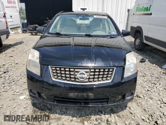 2008 Nissan Sentra S with VIN 3N1AB61E18L699314, listed as a Copart auction lot 62809975 with 193,039 mi miles and Salvage title. Bid and sale history available at DreamBid. Image 5.