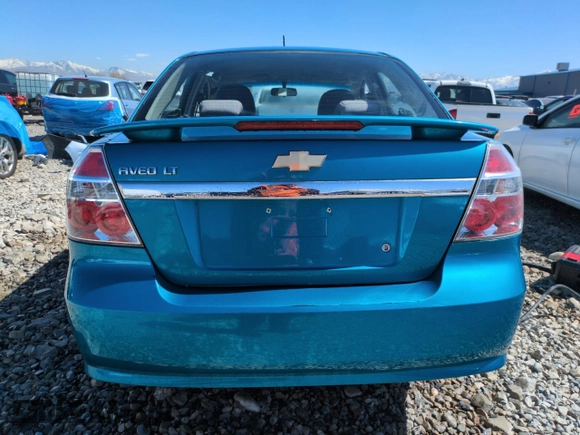 2009 Chevrolet Aveo 1LT z VIN KL1TD56E89B632383, wystawiony jako Copart lot #50611115 z przebiegiem 117 109 mil mil oraz Szkoda całkowita • Salvage title. Historia ofert i sprzedaży dostępna na DreamBid. Obrazek 6.