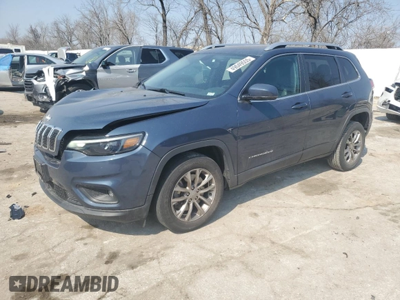 2019 Jeep Cherokee Latitude Plus с VIN 1C4PJLLX6KD384089, выставлен на аукционе Copart как лот 49049555 с пробегом 37 490 миль миль и Списание • Salvage title. История ставок и продаж доступна на DreamBid. Изображение 1.