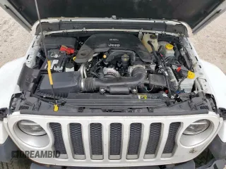 2019 Jeep Wrangler Unlimited Sahara with VIN 1C4HJXEG8KW574005, listed as a Copart auction lot 57794945 with Not provided miles and Salvage title. Bid and sale history available at DreamBid. Image 12.