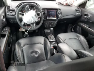 2018 Jeep Compass Limited with VIN 3C4NJCCB7JT368522, listed as a Copart auction lot 55795405 with 111,654 mi miles and Salvage title. Bid and sale history available at DreamBid. Image 8.
