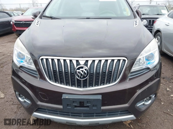 2014 Buick Encore Convenience with VIN KL4CJBSB1EB593409, listed as a IAAI auction lot 42017145 with 85,954 mi miles and . Bid and sale history available at carsss.com. Image 6.