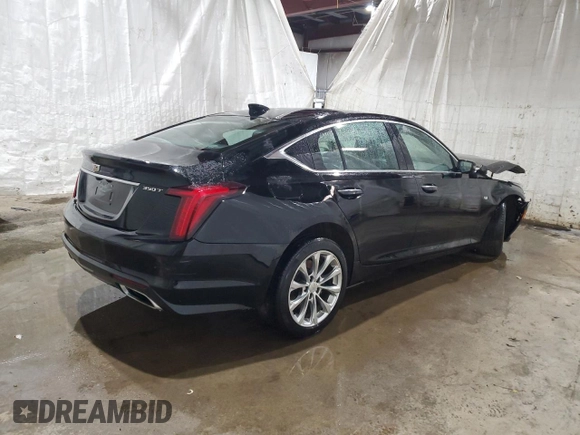 2023 Cadillac CT5 Luxury with VIN 1G6DS5RK2P0112101, listed as a Copart auction lot 48036225 with 41,739 mi miles and Salvage title. Bid and sale history available at DreamBid. Image 3.