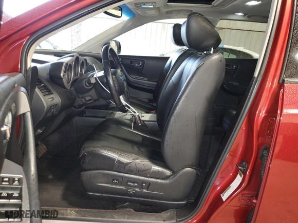 2007 Nissan Murano SL with VIN JN8AZ08W17W659767, listed as a Copart auction lot 50869845 with 159,409 mi miles and Salvage Title. Bid and sale history available at carsss.com. Image 7.