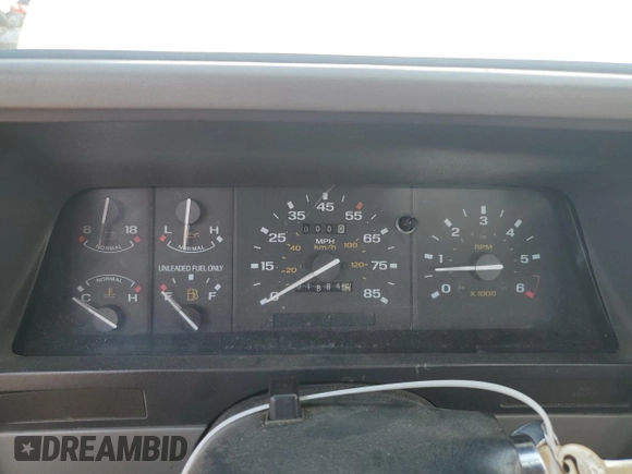 1992 Ford Ranger with VIN 1FTCR10A2NUB87548, listed as a Copart auction lot 60536035 with 1,884 mi miles and Salvage title. Bid and sale history available at DreamBid. Image 9.