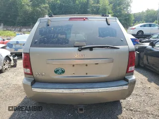 2006 Jeep Grand Cherokee Limited with VIN 1J4HR58N36C204427, listed as a Copart auction lot 60781185 with Not provided miles and Salvage title. Bid and sale history available at DreamBid. Image 6.