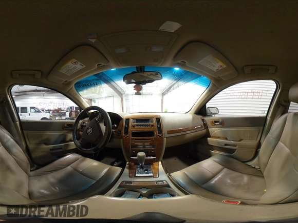 2005 Cadillac STS with VIN 1G6DC67A550224742, listed as a IAAI auction lot 41448030 with 152,149 mi miles. Bid and sale history available at carsss.com. Image 18.