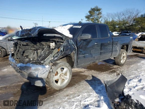 2018 Chevrolet Silverado 1500 LT with VIN 1GCVKREC0JZ153627, listed as a Copart auction lot 88724375 with Not Provided miles and Salvage Title. Bid and sale history available at DreamBid. Image 1.