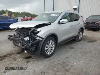 2017 Nissan Rogue SV with VIN KNMAT2MTXHP500827, listed as a Copart auction lot 63714255 with 219,009 mi miles and Salvage title. Bid and sale history available at DreamBid. Image 1.