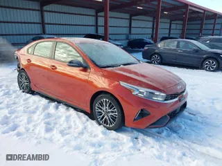 2023 Kia Forte GT-Line with VIN 3KPF54AD5PE528042, listed as a IAAI auction lot 41146498 with NaN miles. Bid and sale history available at carsss.com. Image 1.