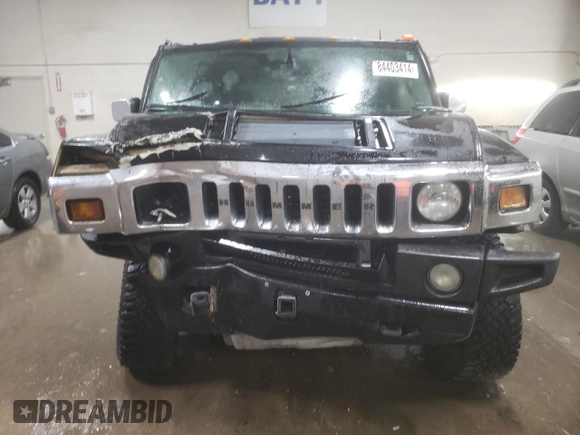 2003 Hummer H2 with VIN 5GRGN23U33H143023, listed as a Copart auction lot 84403414 with 0 mi miles and Salvage Title. Bid and sale history available at carsss.com. Image 5.