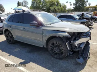 2020 Audi SQ5 Premium Plus with VIN WA1B4AFY6L2033703, listed as a Copart auction lot 46444323 with 36,928 mi miles. Bid and sale history available at carsss.com. Image 4.