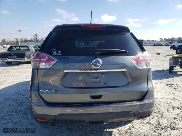 2016 Nissan Rogue SV with VIN 5N1AT2MN5GC873843, listed as a Copart auction lot 45937595 with 88,181 mi miles and Salvage Title. Bid and sale history available at carsss.com. Image 6.