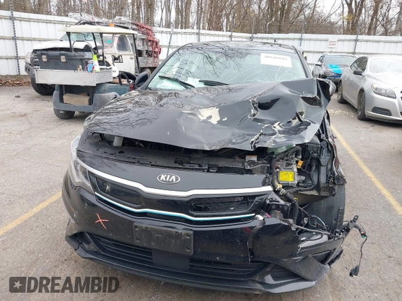 2020 Kia Optima Hybrid EX with VIN KNAGU4LE3L5037226, listed as a IAAI auction lot 40846019 with 56,378 mi miles. Bid and sale history available at carsss.com. Image 12.