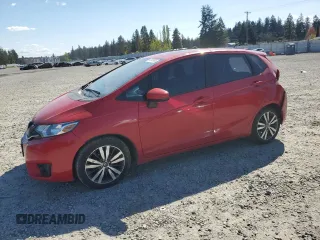2015 Honda Fit EX-L with VIN 3HGGK5H82FM733495, listed as a Copart auction lot 53849905 with 163,483 mi miles and Salvage Title. Bid and sale history available at DreamBid. Image 1.
