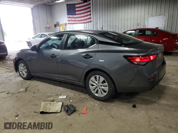 2024 Nissan Sentra S with VIN 3N1AB8BV2RY287157, listed as a Copart auction lot 51660145 with 22,636 mi miles and Salvage Title. Bid and sale history available at DreamBid. Image 2.