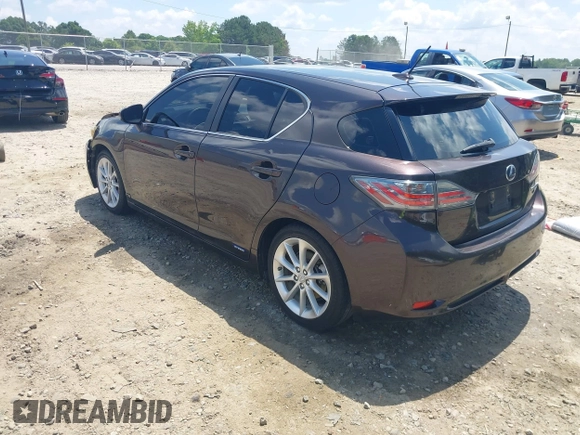 2012 Lexus CT 200h с VIN JTHKD5BH8C2063593, выставлен на аукционе IAAI как лот 42446929 с пробегом 233 672 миль миль и . История ставок и продаж доступна на DreamBid. Изображение 3.
