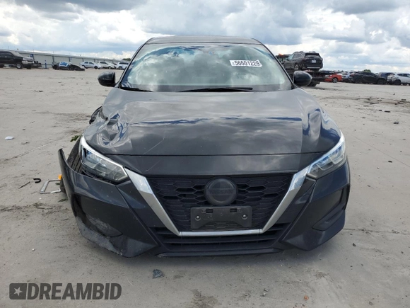 2021 Nissan Sentra SV with VIN 3N1AB8CV8MY329726, listed as a Copart auction lot 56601225 with 51,856 mi miles and Salvage Title. Bid and sale history available at DreamBid. Image 5.