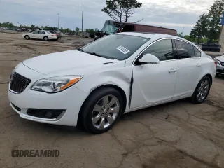 2014 Buick Regal with VIN 2G4GK5EX1E9211664, listed as a Copart auction lot 59144285 with 154,849 mi miles and Clean title. Bid and sale history available at DreamBid. Image 1.