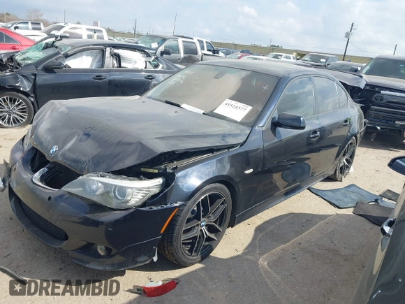 2008 BMW 5 Series 550i with VIN WBANW535X8CT52695, listed as a IAAI auction lot 41524377 with 159,971 mi miles. Bid and sale history available at carsss.com. Image 17.