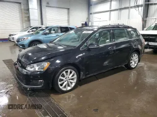 2017 Volkswagen Golf SportWagen S with VIN 3VWC17AUXHM513198, listed as a Copart auction lot 42968715 with 75,820 mi miles and Salvage Title. Bid and sale history available at carsss.com. Image 1.