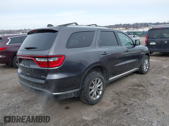 2017 Dodge Durango SXT with VIN 1C4RDJAG1HC918038, listed as a IAAI auction lot 41599549 with 93,417 mi miles and . Bid and sale history available at DreamBid. Image 4.