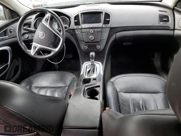 2012 Buick Regal Turbo Premium 1 with VIN 2G4GS5EV4C9213498, listed as a Copart auction lot 43419025 with Not Provided miles and Salvage Title. Bid and sale history available at DreamBid. Image 8.