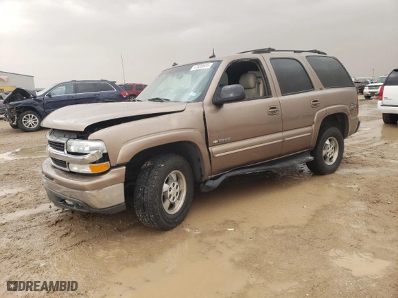 2003 Chevrolet Tahoe LT with VIN 1GNEK13Z23R165264, listed as a Copart auction lot 47826935 with 150,020 mi miles and Salvage Title. Bid and sale history available at carsss.com. Image 1.