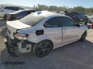 2018 BMW 2 Series M240i with VIN WBA2J5C51JVC07558, listed as a Copart auction lot 81903414 with 0 mi miles and Non Repairable. Bid and sale history available at carsss.com. Image 3.