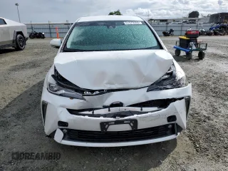 2022 Toyota Prius L Eco with VIN JTDKAMFU0N3181243, listed as a Copart auction lot 51579355 with 26,823 mi miles and Salvage Title. Bid and sale history available at DreamBid. Image 5.