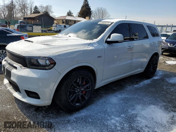 2020 Dodge Durango SRT with VIN 1C4SDJGJ4LC146602, listed as a Copart auction lot 41868575 with 46,614 mi miles and Clean Title. Bid and sale history available at DreamBid. Image 1.