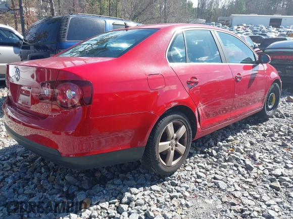 2008 Volkswagen Jetta Sedan SE with VIN 3VWRM71K08M016807, listed as a IAAI auction lot 41576838 with 209,401 mi miles. Bid and sale history available at carsss.com. Image 4.
