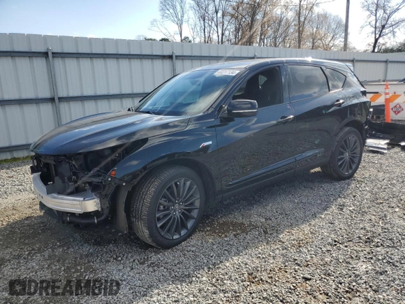 2022 Acura RDX PMC Edition with VIN 5J8TC2H83NL016856, listed as a Copart auction lot 83317134 with 19,366 mi miles and Salvage Title. Bid and sale history available at carsss.com. Image 1.