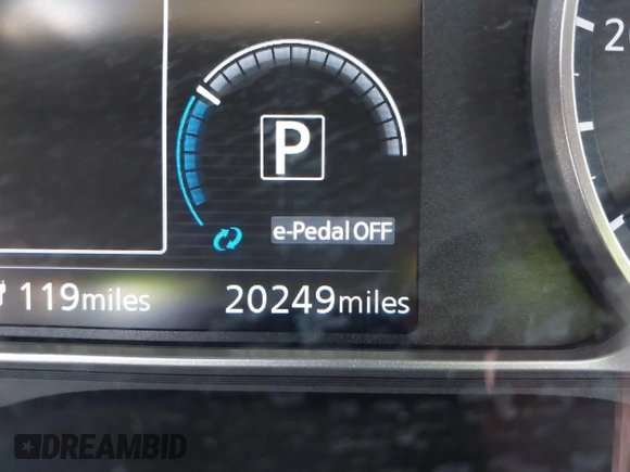 2021 Nissan LEAF SV with VIN 1N4AZ1CV0MC556505, listed as a IAAI auction lot 42438895 with 20,249 mi miles and . Bid and sale history available at DreamBid. Image 15.