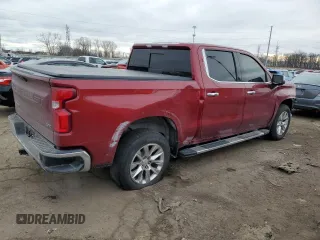 2020 Chevrolet Silverado 1500 LTZ with VIN 1GCUYGEDXLZ225427, listed as a Copart auction lot 43807995 with 103,785 mi miles and Clean Title. Bid and sale history available at DreamBid. Image 3.