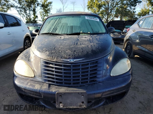 2005 Chrysler PT Cruiser Touring with VIN 3C4FY58B25T611194, listed as a Copart auction lot 73989834 with 0 mi miles and Salvage Title. Bid and sale history available at carsss.com. Image 5.