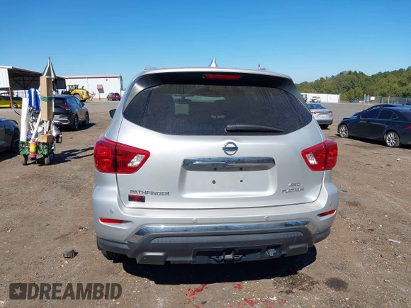 2020 Nissan Pathfinder Platinum with VIN 5N1DR2DM4LC600079, listed as a IAAI auction lot 40629524 with 89,706 mi miles. Bid and sale history available at carsss.com. Image 16.