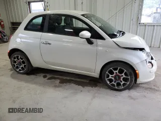 2012 FIAT 500 Pop with VIN 3C3CFFAR5CT349002, listed as a Copart auction lot 53373255 with 110,337 mi miles and Salvage title. Bid and sale history available at DreamBid. Image 4.
