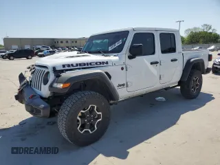 2023 Jeep Gladiator Rubicon with VIN 1C6JJTBG3PL525874, listed as a Copart auction lot 53283145 with 37,606 mi miles and Salvage Title. Bid and sale history available at carsss.com. Image 1.