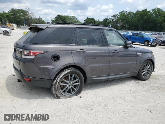 2016 Land Rover Range Rover Sport HSE with VIN SALWR2VF5GA544080, listed as a Copart auction lot 56178325 with 128,176 mi miles and Salvage Title. Bid and sale history available at DreamBid. Image 3.