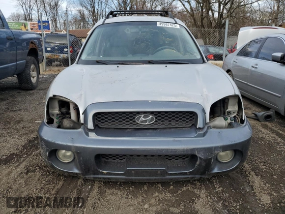2002 Hyundai Santa Fe GLS with VIN KM8SC73D12U234923, listed as a Copart auction lot 49967425 with 180,125 mi miles and Salvage Title. Bid and sale history available at carsss.com. Image 5.