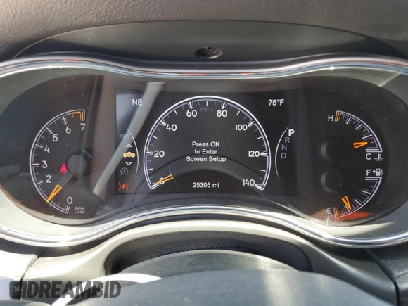 2021 Jeep Grand Cherokee Laredo E with VIN 1C4RJFAG8MC817661, listed as a Copart auction lot 52374235 with 25,305 mi miles and Salvage title. Bid and sale history available at DreamBid. Image 9.