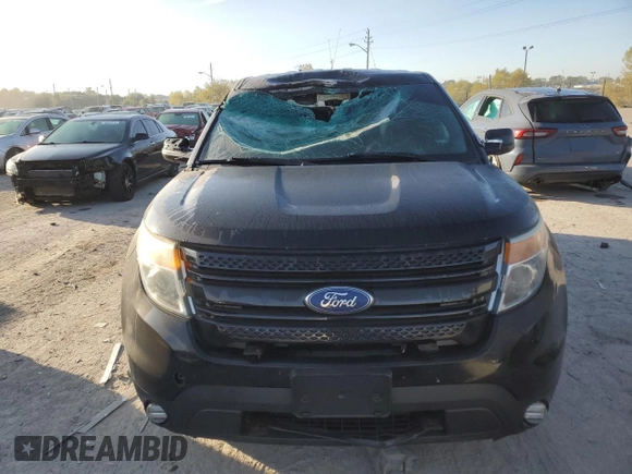 2014 Ford Utility Police Interceptor with VIN 1FM5K8AR9EGC08206, listed as a Copart auction lot 75735554 with 155,388 mi miles and Salvage Title. Bid and sale history available at carsss.com. Image 5.