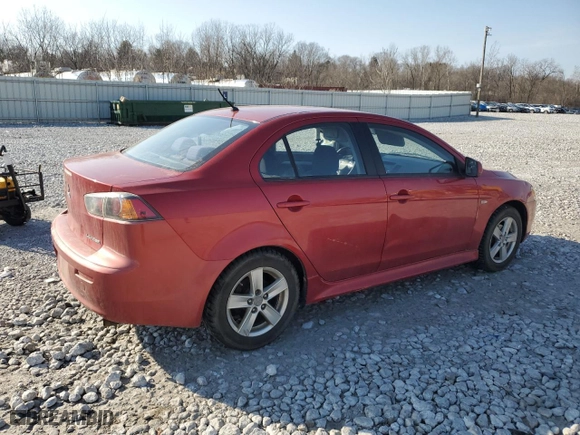 2013 Mitsubishi Lancer SE with VIN JA32V2FW4DU022565, listed as a Copart auction lot 48892565 with 104,892 mi miles and Salvage Title. Bid and sale history available at carsss.com. Image 3.