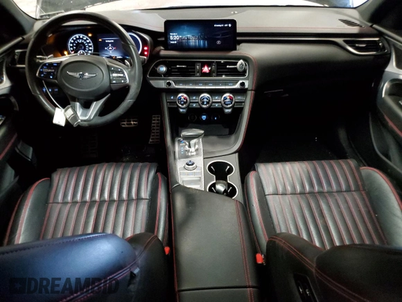 2022 Genesis G70 3.3T с VIN KMTG54TE5NU100899, выставлен на аукционе Copart как лот 47631595 с пробегом 33 269 миль миль и Чистый • Clean title. История ставок и продаж доступна на DreamBid. Изображение 8.