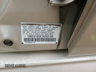 2001 Honda Accord EX z VIN 1HGCG165X1A045185, wystawiony jako Copart lot #51021305 z przebiegiem Nie podano mil oraz Szkoda całkowita • Salvage title. Historia ofert i sprzedaży dostępna na DreamBid. Obrazek 14.