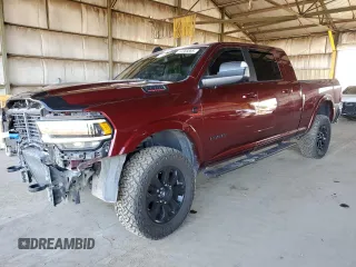 2019 Ram 2500 Laramie z VIN 3C6UR5NL3KG706893, wystawiony jako Copart lot #52368885 z przebiegiem 90 928 mil mil oraz Szkody całkowita. Historia ofert i sprzedaży dostępna na DreamBid. Obrazek 1.